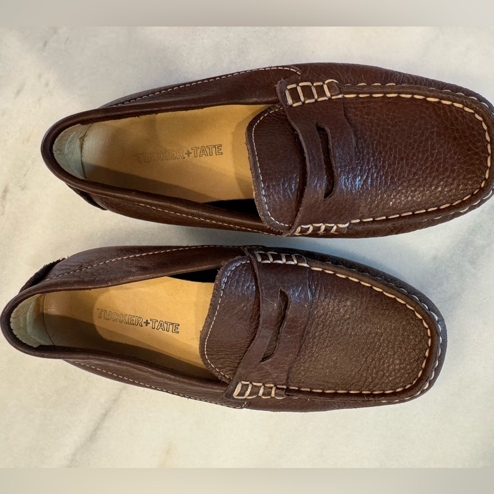 Tucker and Tate Boys Leather Boat Shoes EU 30